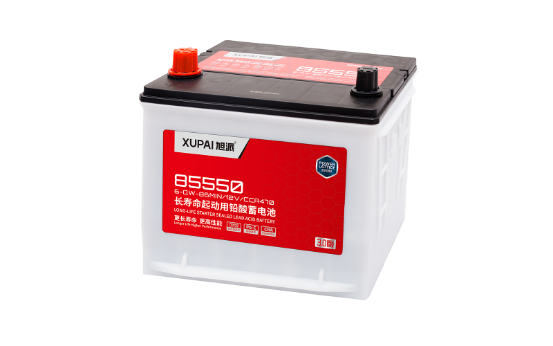 旭派6-QW-86MIN/85550长寿命汽车起动电池